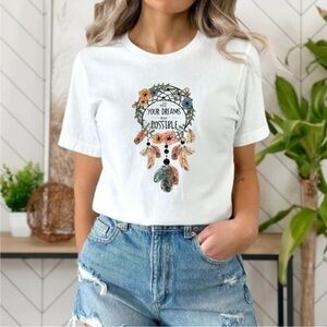 All Your Dreams Are Possible Dreamcatcher Graphic T Shirt